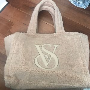 Victoria’s Secret pink beige bag. New with tags.
